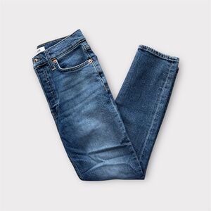 Re/Done 90s High Rise Crop Straight Jeans size 26